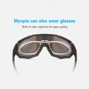 X-TIGER 2019 Polarized 5 Lens Cycling Glasses Road Bike Cycling Eyewear Cycling Sunglasses