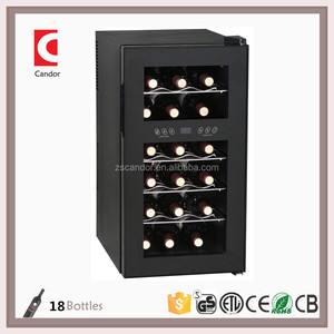 <span class=keywords><strong>Nevera</strong></span> para <span class=keywords><strong>Vinos</strong></span> Eléctrica Independiente de Acero Inoxidable Personalizada, 18 <span class=keywords><strong>Botellas</strong></span>, Doble Zona, Puerta de Vidrio, Estantes de Alambre, Uso Doméstico y Hotelero - Product Image 3