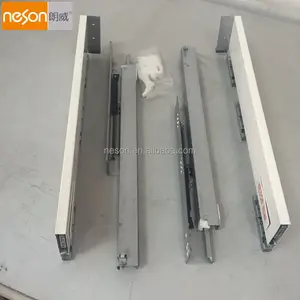 Metal box Luxury kitchen silent Double wall soft close drawer Slide