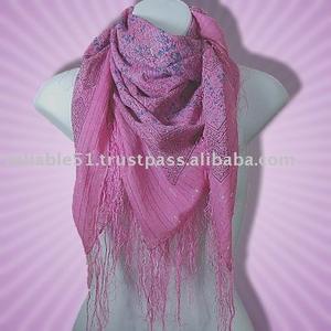 Verano estilo europeo impreso algodón Lurex dólar bufanda último diseño Super ofertas para adultos - Product Image 4