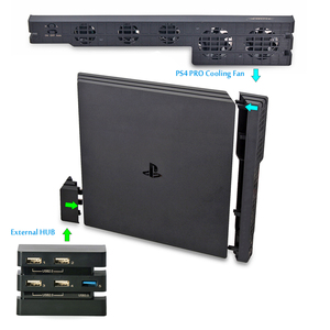 Game Accessories 2 in <strong>1</strong> Kit PS4 PRO Multifunction Cooler Cooling Fan &amp; 5 External USB HUB <strong>Sale</strong> <strong>for</strong> Sony <strong>Playstation</strong> 4 PS4 Pro - Product Image 2