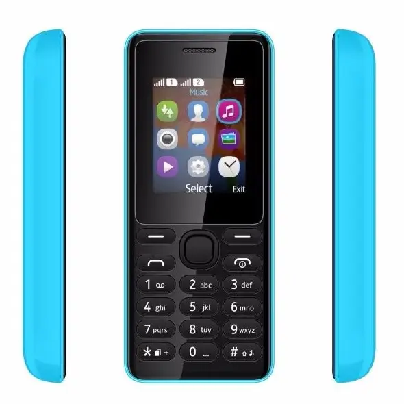 O melhor design dual sim modelo de telefone básico barato 106