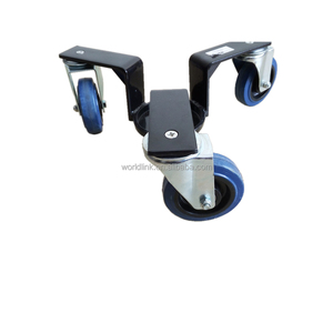 Carro de remolque de servicio pesado Plataforma de rodillos de servicio pesado <span class=keywords><strong>3</strong></span> Ruedas Carro de acero - Product Image 1