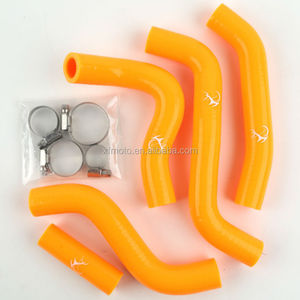 Tuyau de <span class=keywords><strong>refroidissement</strong></span> de radiateur en silicone TCMT pour Suzuki RMZ450 RMZ 450 2007 Orange 5 pièces MS006-C - Product Image 2