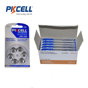 Bán Hot PKCELL Kẽm Air <span class=keywords><strong>Button</strong></span> <span class=keywords><strong>Cell</strong></span> Pin A13 A10 A675 A312 <span class=keywords><strong>1.4V</strong></span> Cho Trợ Thính Pin - Product Image 4