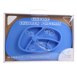 Kean silicona bebé <span class=keywords><strong>platos</strong></span> divididos bebé suave Placa de succión de papel placa - Product Image 5