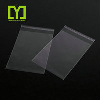 Transparent Auto-Adhésif Collier Accessoires Gravure Impression Surface En Plastique OPP Emballage Sac Vêtements Tissu Cellophane