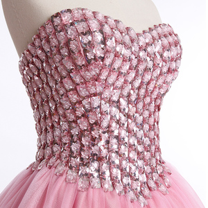 RSM6694 rose 2016 robes de bal perlées sexy robes de bal fines robes sexy de bal chérie de diamant - Product Image 5