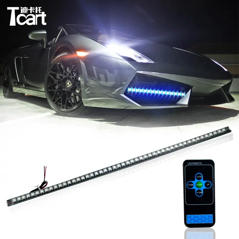Tcart vendite calde all'ingrosso della fabbrica LED Knight LED Rider con telecomando Knight Rider Scanner 12v 56cm car led flash knight