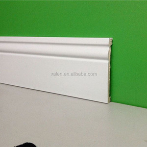 Plinthe blanche pour plancher mural, facile à installer, moulure de plinthe décorative pour hôtel - Product Image 4