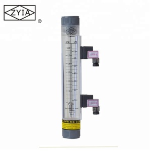 Débitmètre vertical en ligne en acrylique LZM-50G OEM pour l'eau et le gaz/l'air, rotamètre - Product Image 6