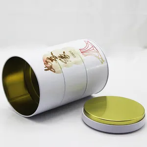 Stackable tea tin airtight Cake storage tins Custom cookie tin packaging