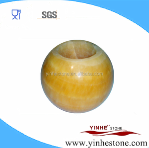 Comercio al por mayor shisha hookah pipe, personalizar piedra shisha piezas hechas de jade amarillo - Product Image 4
