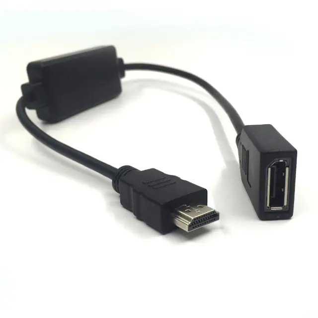 Display port DP female to HDMI male reverse adapter cable from HDMI to Displayport