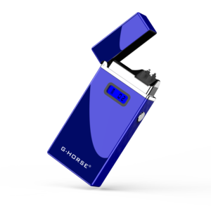 Mode led cigarette alliage de zinc oem briquet personnalisé métal double arc usb briquet rechargeable briquet cadeau boîte paque - Product Image 1
