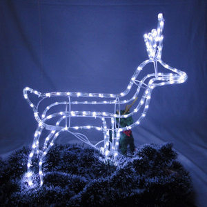 3D Extérieure Décoration De Noël Renne Motif Lumière - Product Image 5