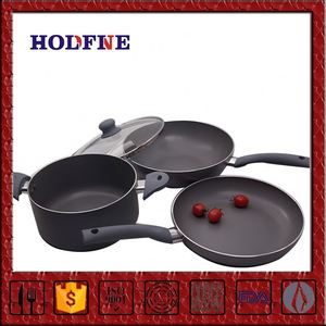घर रसोई में खाना पकाने आधुनिक डिजाइन Nonstick CookWare सेट मिनी कच्चा लोहा पुलाव बर्तन - Product Image 3