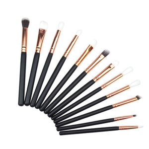 12 pièces <span class=keywords><strong>pas</strong></span> <span class=keywords><strong>cher</strong></span> cosmétique <span class=keywords><strong>fard</strong></span> <span class=keywords><strong>à</strong></span> paupières brosse ensemble maquillage brosse - Product Image 2