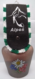 Sıcak satış 24H büyük İsviçre inek çan ile kayış, hatıra İsviçre cowbells - Product Image 5