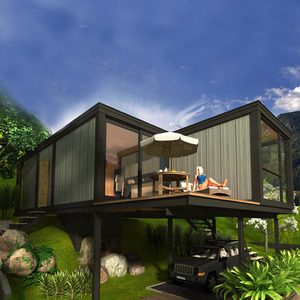 Casa Prefabbricata Modulare con Posto Auto, <span class=keywords><strong>Case</strong></span> Prefabbricate <span class=keywords><strong>Moderne</strong></span> ed Economiche <span class=keywords><strong>in</strong></span> <span class=keywords><strong>Vendita</strong></span> - Product Image 3
