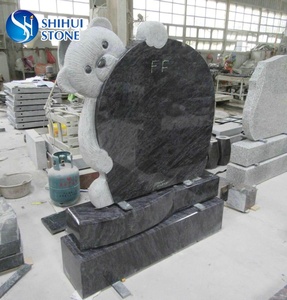 <span class=keywords><strong>Pierre</strong></span> d'ange pour bébé en granit gris, bas prix, vente en gros - Product Image 6