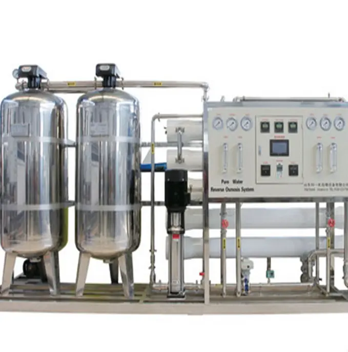 Lake water treatment/filter,RO purifying equipment with stainless water tank.