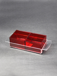 Placa de llave de dos rejillas acrílicas de Color azul de gran oferta - Product Image 2