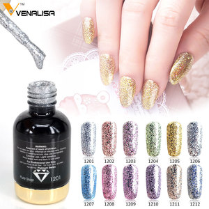 VENALISA Nuevo Producto para Decoración <span class=keywords><strong>de</strong></span> <span class=keywords><strong>Uñas</strong></span>, <span class=keywords><strong>Uñas</strong></span> Acrílicas, 12 Polvos Brillantes con Lentejuelas, Diseño <span class=keywords><strong>de</strong></span> <span class=keywords><strong>Uñas</strong></span> con Gel Líquido - Product Image 5