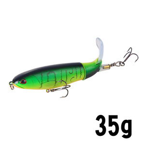 Leurre de <span class=keywords><strong>pêche</strong></span> <span class=keywords><strong>Whopper</strong></span> Popper 10cm/14cm, appât artificiel, <span class=keywords><strong>plopper</strong></span> dur, queue rotative souple, équipement de <span class=keywords><strong>pêche</strong></span> - Product Image 6