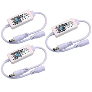 Contrôleur <span class=keywords><strong>de</strong></span> bande <span class=keywords><strong>de</strong></span> LED wifi couleur unique compatible avec Alexa Google Assistant - Product Image 4
