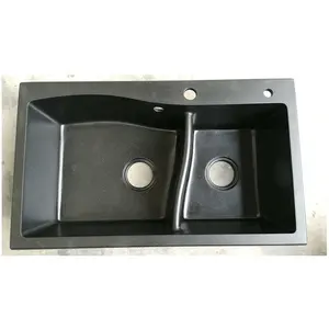 Best Sell Quartz/Granite Black Kitchen Undermount Sink