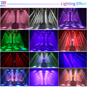 Luz Móvil de Cabeza con Zoom LED de Alta Calidad y Potencia, 6x60w, 4 en 1, RGBW, con Efecto Wash, para Estudio de TV - Product Image 6