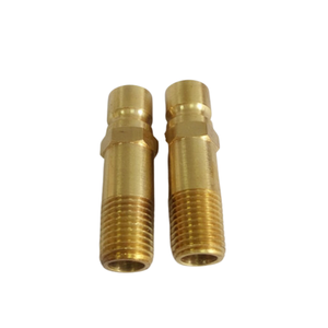 Conector Rápido de Latón para Manguera, Macho de 1/2\", Rosca de <span class=keywords><strong>9mm</strong></span> - Product Image 2