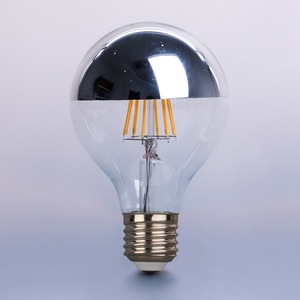 Ampoule globe miroir <span class=keywords><strong>G80</strong></span> G95 G125 <span class=keywords><strong>E27</strong></span> Demi-argent Verre clair Éclairage décoratif Vintage Ampoule LED à filament Edison - Product Image 6