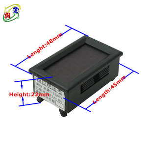 RD 4 chữ số 0.36 "0-33.00V kỹ thuật số <span class=keywords><strong>DC</strong></span> vôn kế với vỏ hiển thị LED màu ba dây điện áp Bảng điều chỉnh Meter - Product Image 4