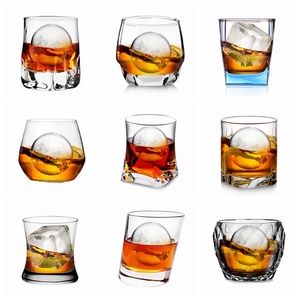 Whiskey Glass BLJOE06 300ml Wholesale Fancy Design Unbreakable Wine Whiskey Glass Cup