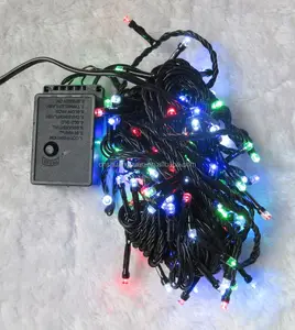 뜨거운 판매 승진 고아한 다색 LED 크리스마스 빛 끈 110V 220V 정원 훈장 LED 화환 크리스마스 나무 led