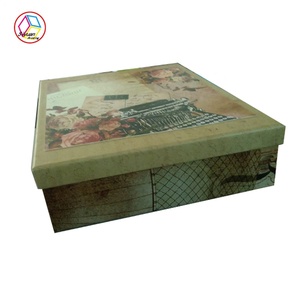 Retro Lip-Open <span class=keywords><strong>Box</strong></span> Rose Pattern Thời Trung Cổ Màu Hoa Logo In Hộp Quà Tặng Sinh Nhật Cho Nước Hoa Món Quà Nhỏ Giấy - Product Image 5