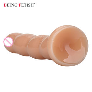 Perlé Peau Sentiment Anal Gode avec Ventouse Base 7 Pouce, Anal Sex Toy Gode pour les Femmes - Product Image 2