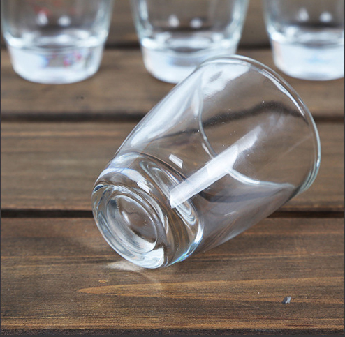 50ML Customized logo wine whisky cup blank sublimation espresso glasses small bullet shot glass