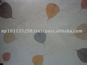 lokta gift wrapping <b>paper</b> with natural leaf - Product Image 1