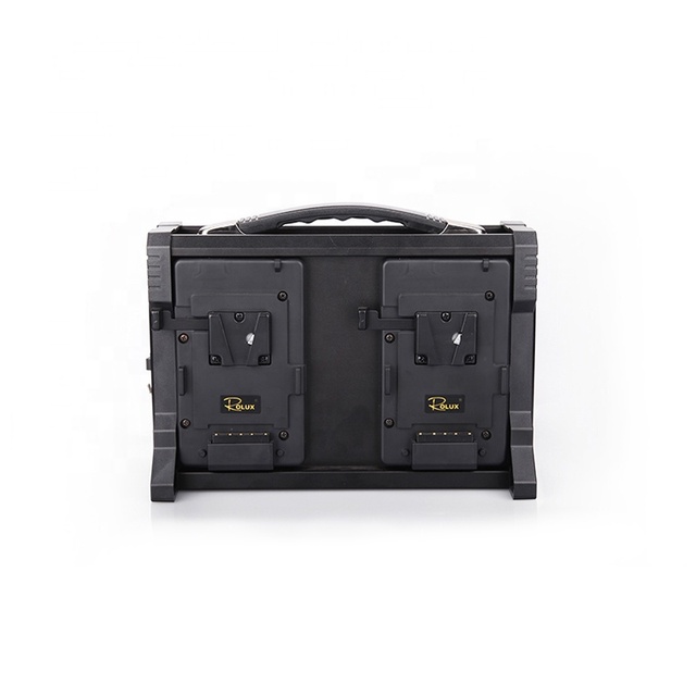 Rolux RL-4KS V-LOCK 4 Channels V Mount Battery Charger AC & DC Port for Camera Usage