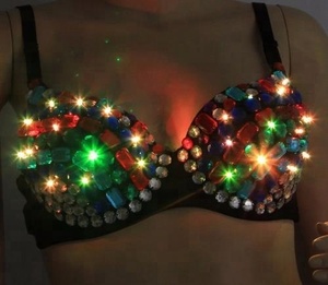 Bestdance <strong>LED</strong> Luminous Bra Flashing New Bra Bra Luminous <strong>LED</strong> <strong>Clothing</strong> <strong>LED</strong> <strong>Clothing</strong> - Product Image 6