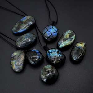 <span class=keywords><strong>Collana</strong></span> con <span class=keywords><strong>Pietra</strong></span> di Luna Naturale, Pendente in <span class=keywords><strong>Pietra</strong></span>, <span class=keywords><strong>Collana</strong></span> Intrecciata, <span class=keywords><strong>Collana</strong></span> Macramè Yoga per Uomini e Donne, per Mantenere la Salute - Product Image 4