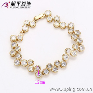 Bracelet pour femme de luxe 72896, 14 carats or, bonne qualité, charme excellent - Product Image 3