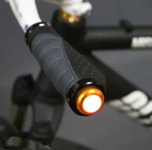Ночной сигнал поворота для велосипеда, руля, Концевая заглушка, светодиодная сигнальная лампа, велосипедный руль, фонарик, индикатор