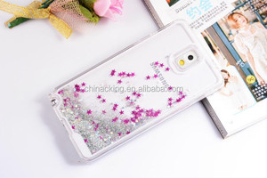 Cho Note4 Dễ Thương Lỏng Long Lanh Cát Sao Trường Hợp Đối Với Samsung Galaxy Lưu Ý 4 N910 Pha Lê Rõ Ràng Điện Thoại Trở Lại Bìa Coque Cát Lún - Product Image 4