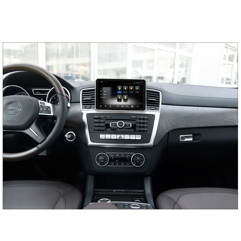 Mekede 9 "Unik UI Android 7.1 Quad <span class=keywords><strong>Core</strong></span> 4G LTE Mobil Audio <span class=keywords><strong>DVD</strong></span> Untuk BENZ GL63 AMG GL350 GL400 GL450 GL500 GL550 3 + 32 GB WIFI GPS