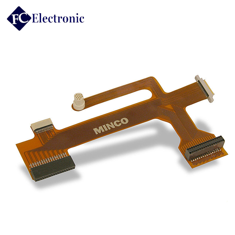 Одобренный sgs flex pcb индивидуальные 94V0 FR4 Pi Жесткая гибкая печатная плата с жесткости