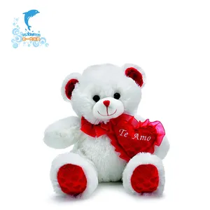 Оптовая продажа пользовательские большой белый плюшевый мишка игрушка для Романтический День святого Валентина